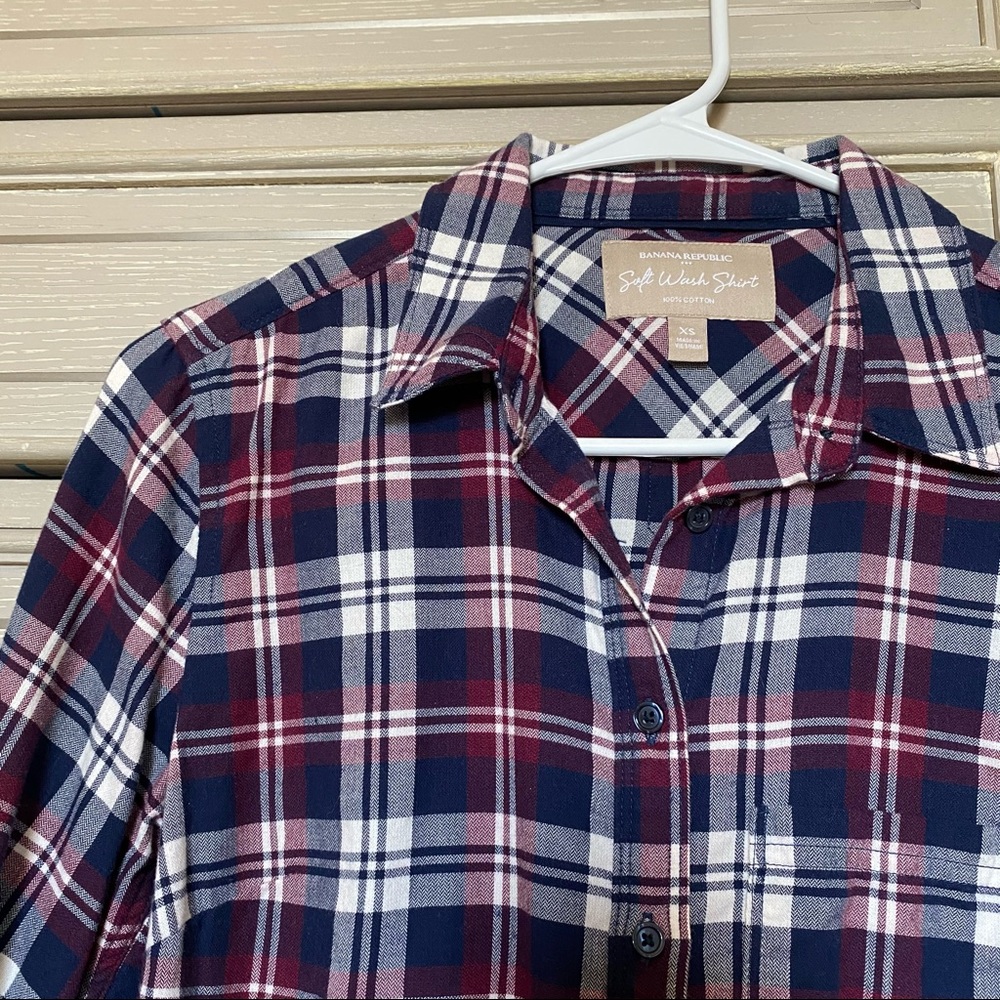 Banana Republic Flannel Button Down